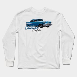 1957 Chevrolet Bel Air 2 Door Sedan Long Sleeve T-Shirt